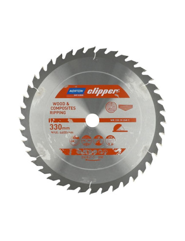 NORTON PIŁA TARCZOWA 330mm x 30mm x 40z DREWNO I KOMPOZYTY ATB (3,2 / 2,2)