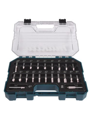 MAKITA FREZY DO ROWKÓW 8mm ZESTAW 22szt.