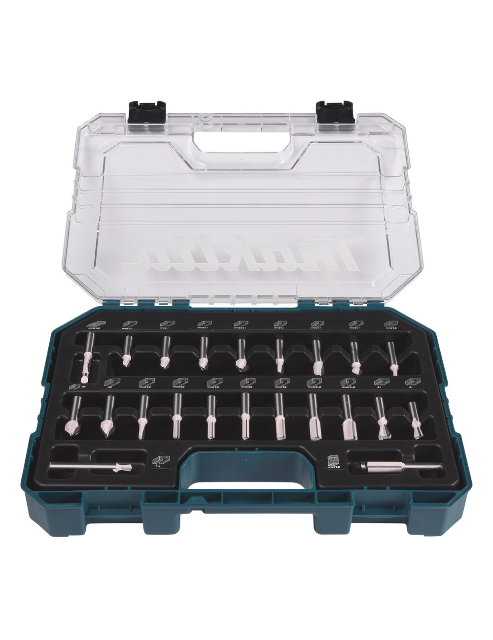 MAKITA FREZY DO ROWKÓW 8mm ZESTAW 22szt.