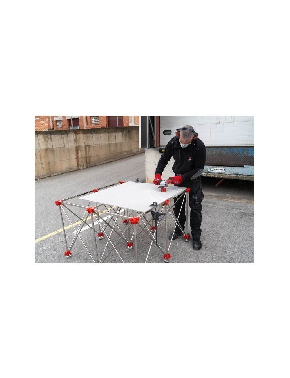 RUBI STÓŁ ROBOCZY SKŁADANY 300 x 120cm