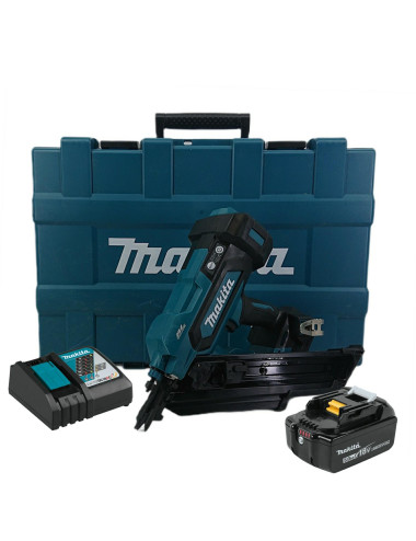MAKITA GWOŹDZIARKA 18V DBN900RTE 30-34° 50-90mm 2x5,0Ah