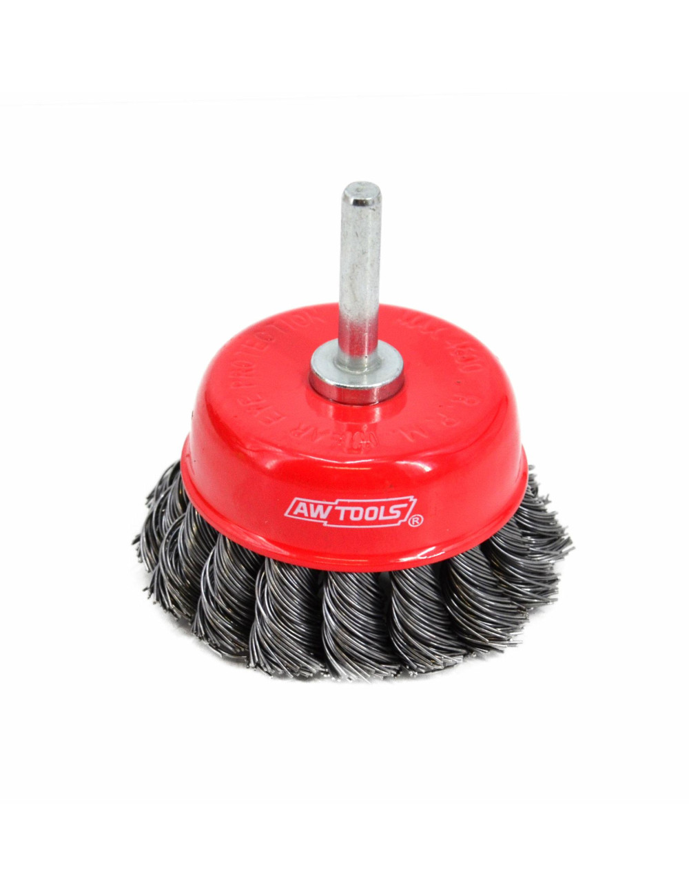 AWTOOLS SZCZOTKA DOCZOŁOWA TRZPIENIOWA 75mm DRUT SKRĘCANY