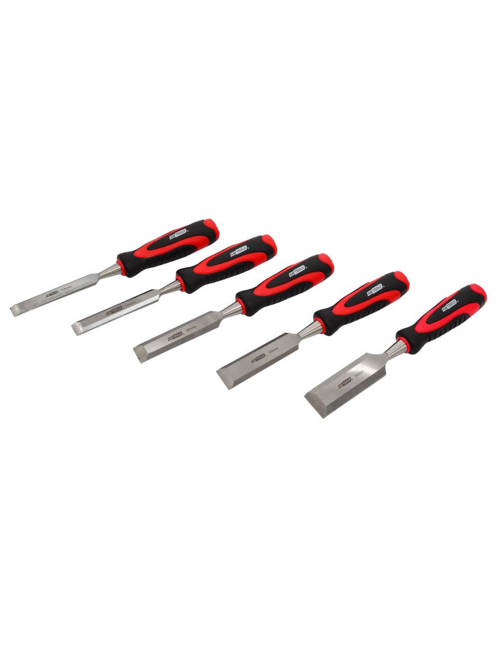 AWTOOLS ZESTAW DŁUT Z PLAST. UCHWYTAMI 5szt. 14/16/20/25/32mm