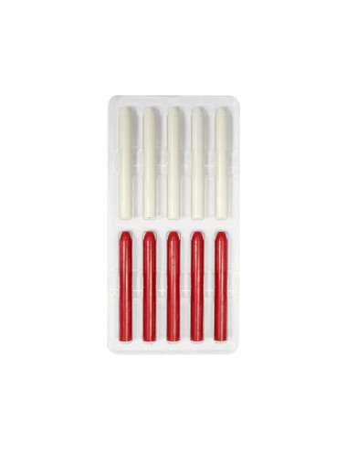 VOREL WKŁADY/RYSIKI WOSKOWE FI 10 x 85mm