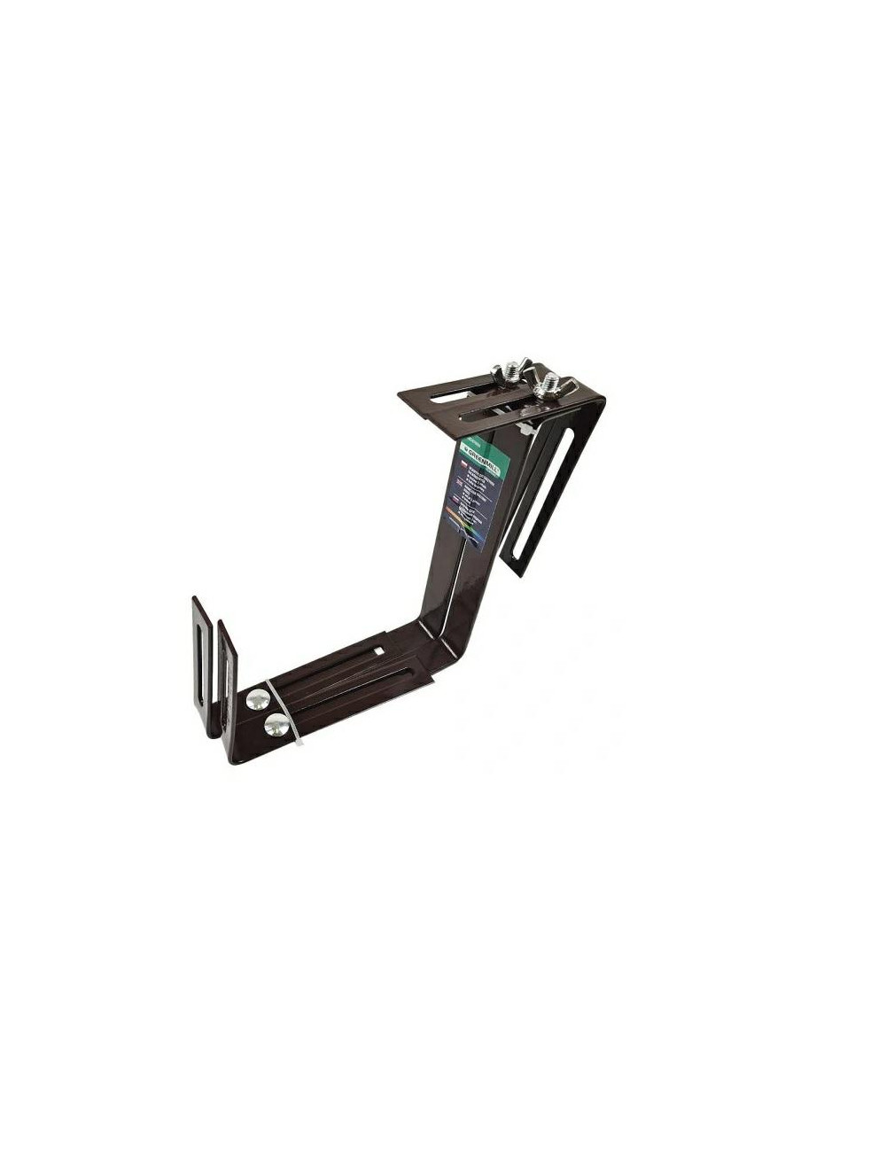 GREENMILL UCHWYT DO SKRZYNEK BALKONOWYCH 2szt. BRĄZOWE