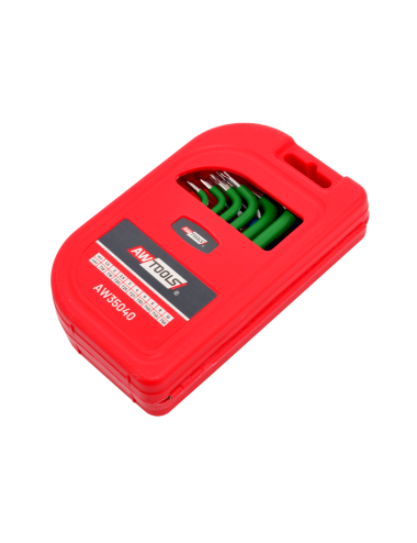 AWTOOLS KLUCZE IMBUSOWE HEX/TORX / 1,5-10,0mm/ 18szt. KOLOR