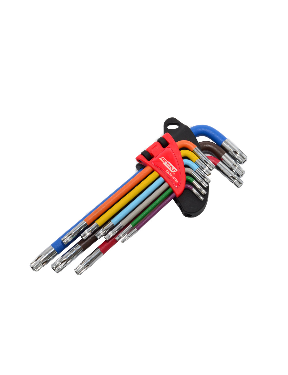 AWTOOLS KLUCZE IMBUSOWE TORX/ T10-T50/  9szt. KOLOR BLACK LINE