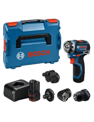 BOSCH WKRĘTARKA 12V GSR 12V-32 FC 32/21Nm 2x2,0Ah WYMINNE GŁOWICE  + 4x GFA LB