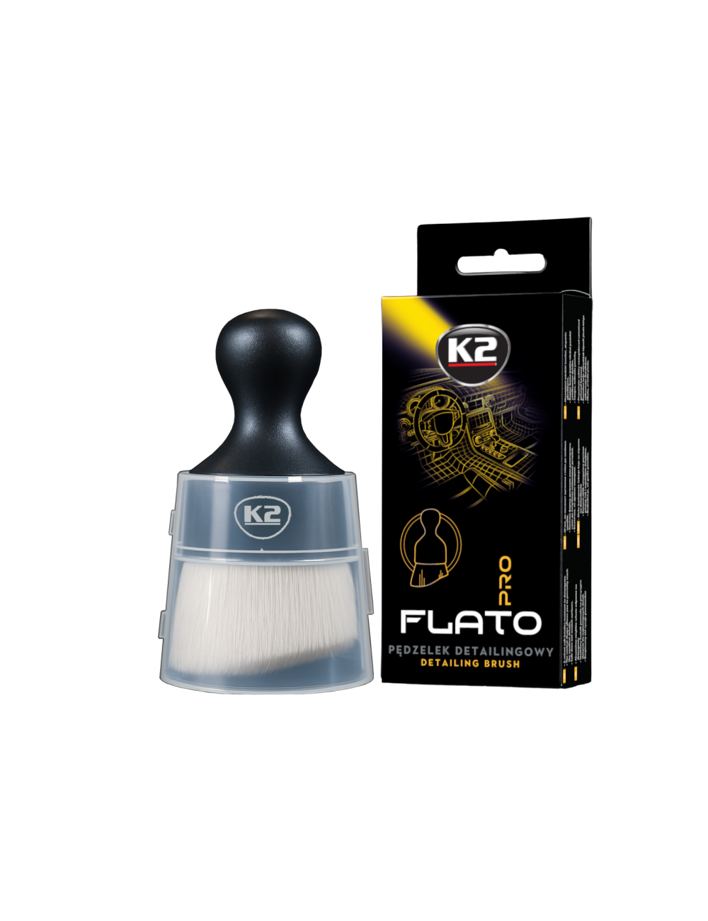 K2 PĘDZEL DO SZCZELIN I ZAKAMARKÓW  FLATO PRO