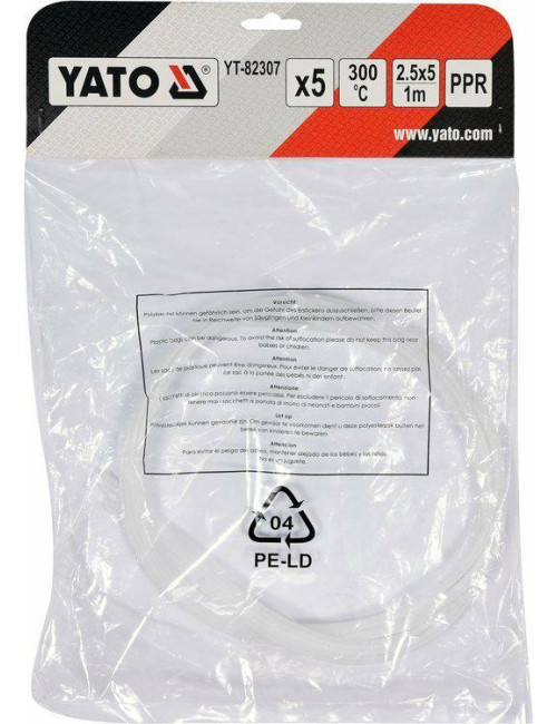 YATO WKŁADY PPR 2,5 x 5mm 5 x 1m 5szt %