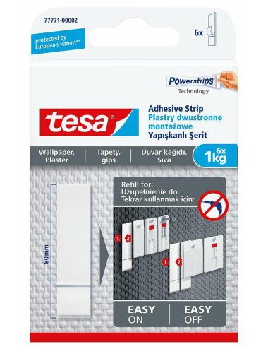 TESA PLASTRY MONTAŻOWE DO TAPET 1KG