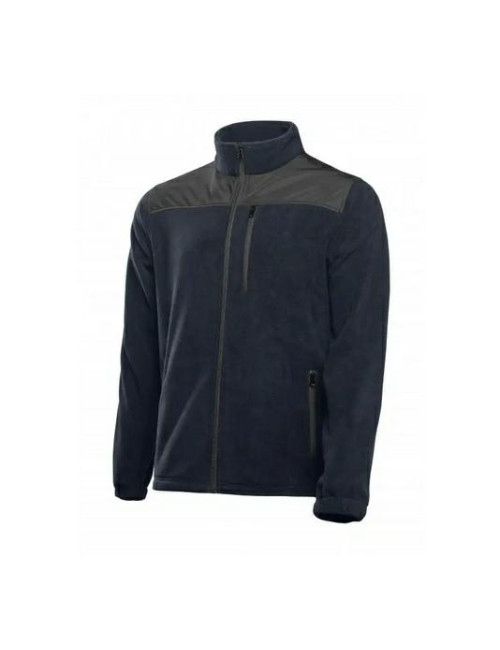 HOGERT BLUZA POLAROWA Z OXFORDEM EZRA GRANATOWA L (52)