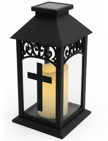 VOLTENO LAMPKA SOLARNA KAPLICZKA CHAPEL CROSS CZARNA