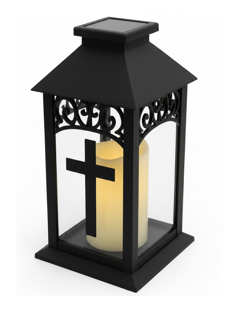 VOLTENO LAMPKA SOLARNA KAPLICZKA CHAPEL CROSS CZARNA