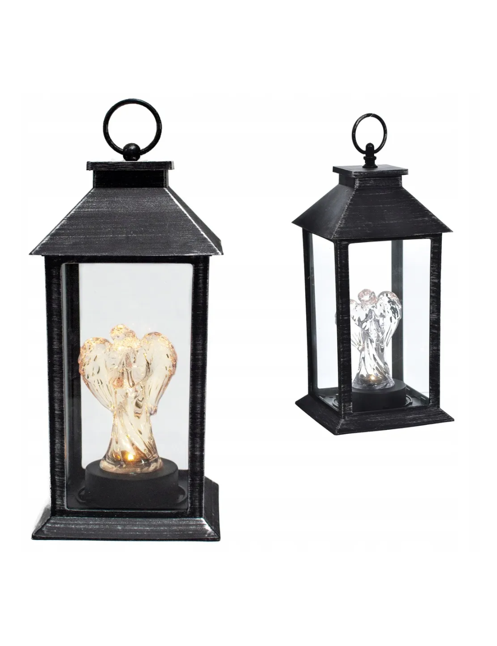 VOLTENO LAMPKA SOLARNA KAPLICZKA CHAPEL ANGEL CZARNA