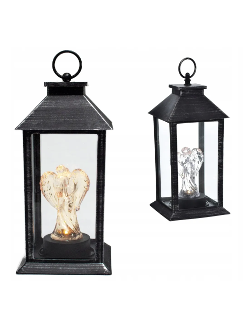 VOLTENO LAMPKA SOLARNA KAPLICZKA CHAPEL ANGEL CZARNA