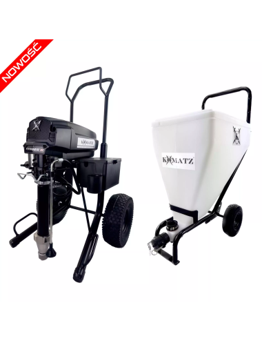 KOMATZ AGREGAT SZPACHLARSKI  RANGER II + KOSZ ZASYPOWY