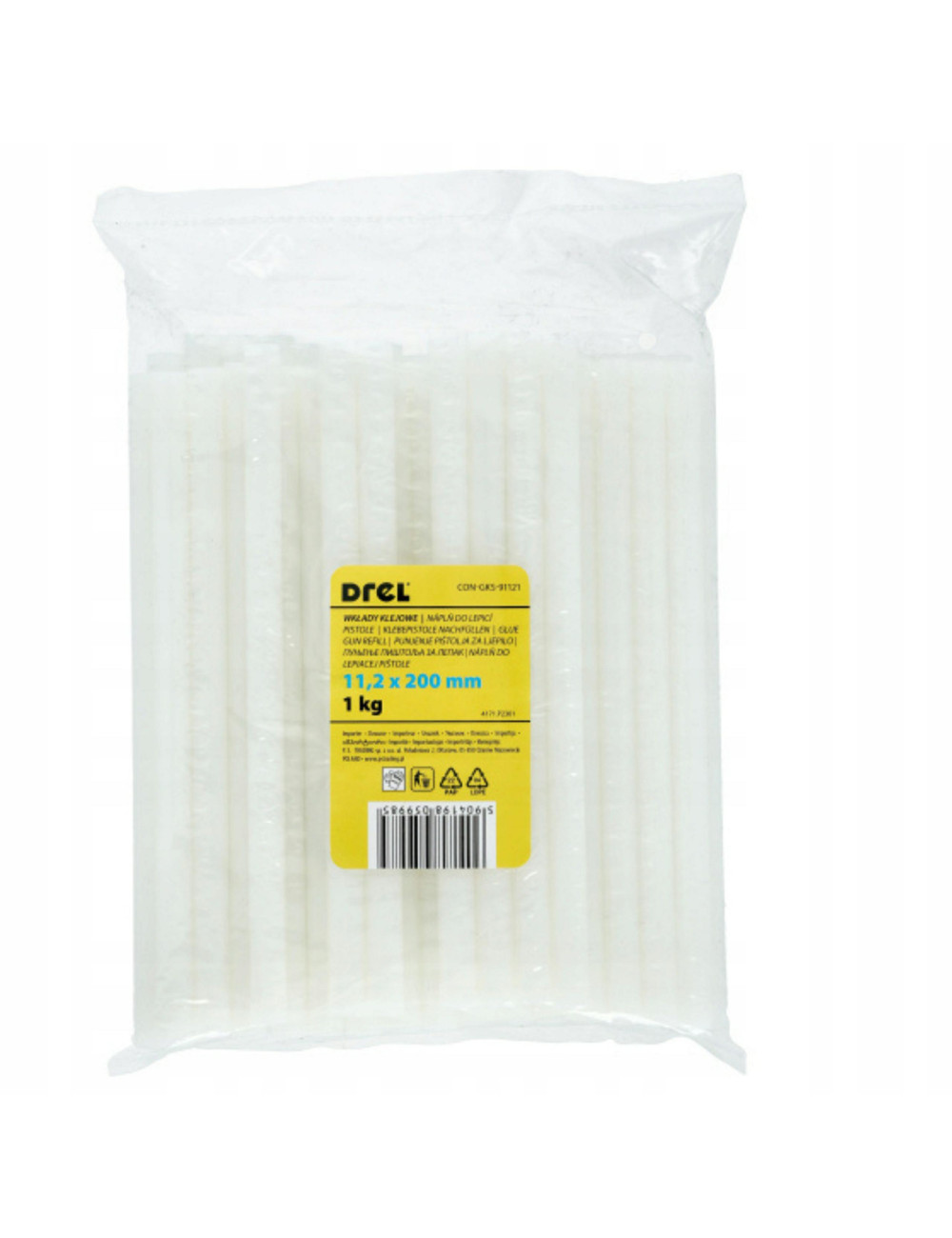 WKŁAD KLEJOWY 11,2x200mm 1kg BIAŁY