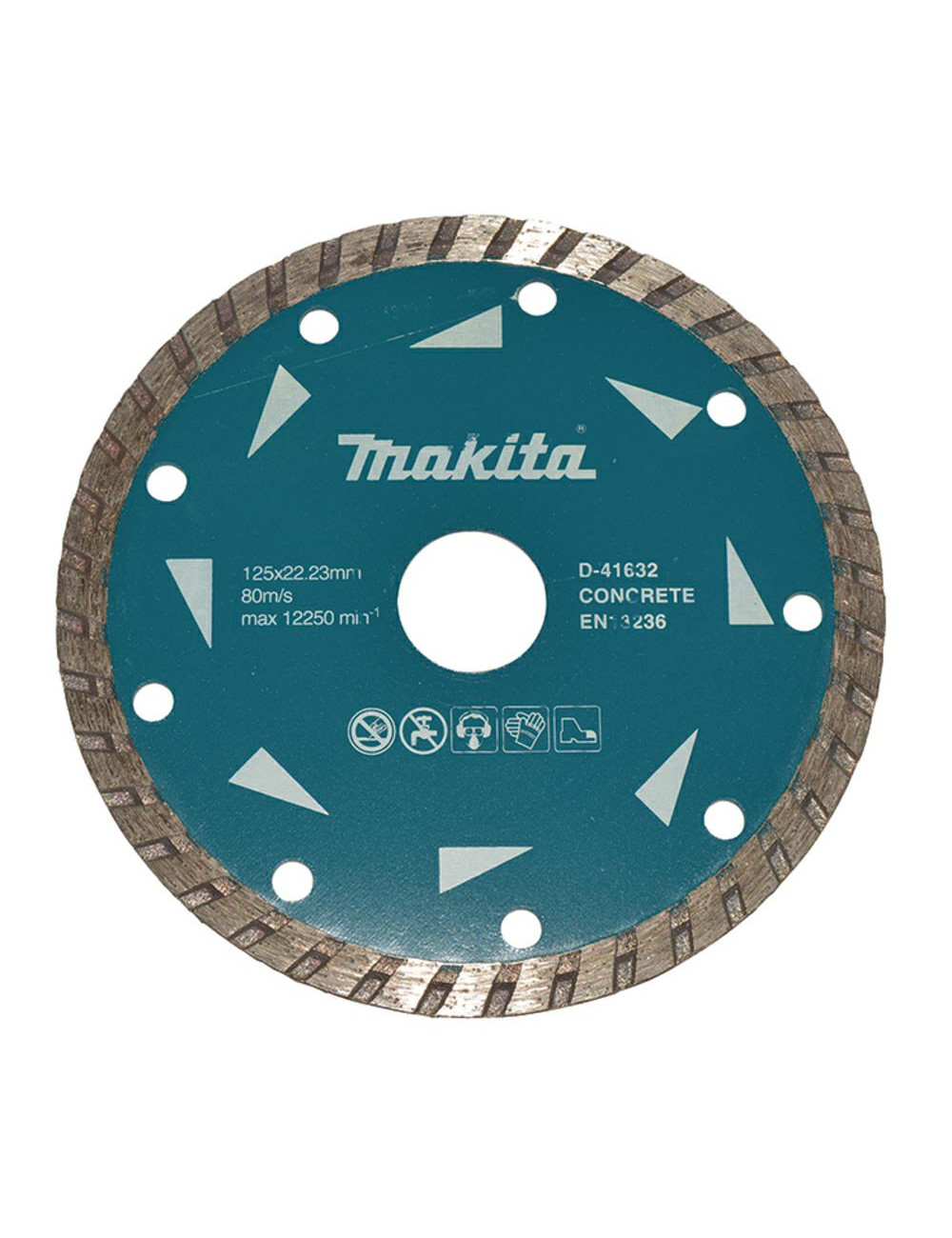 MAKITA TARCZA DIAMENTOWA 125x22,23mm TURBO (NA SUCHO) BETON