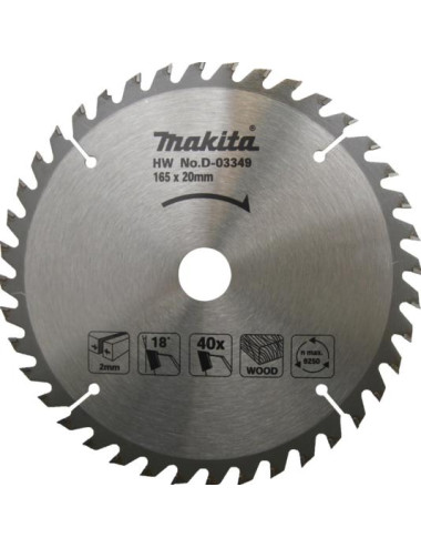 MAKITA PIŁA TARCZOWA  165x20x40z ECO