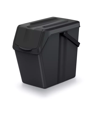 KEDEN KOSZ NA ŚMIECI SORTIBOX 25L - CZARNY RECYKLING
