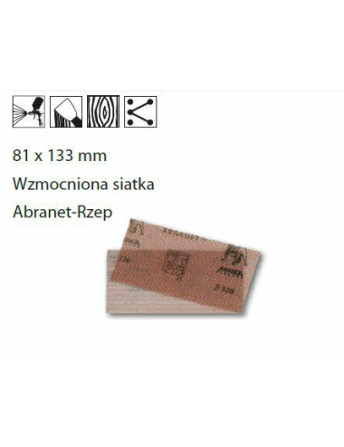 MIRKA ABRANET SIATKA ŚCIERNA 81x133