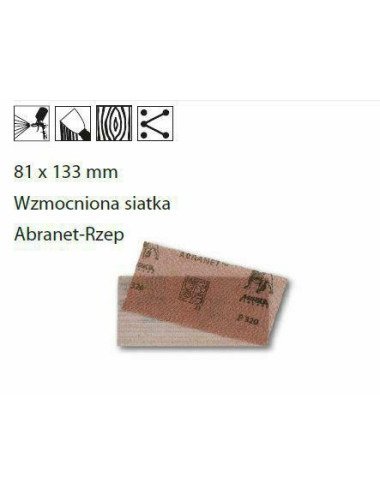 MIRKA ABRANET SIATKA ŚCIERNA 81x133