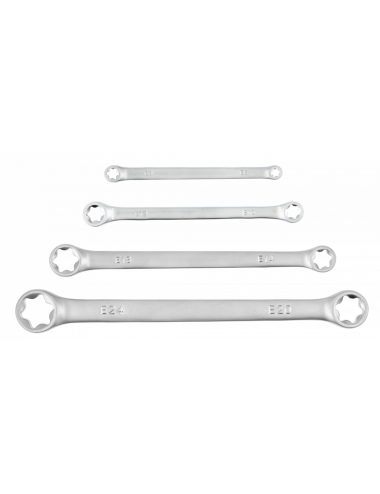 HOGERT ZESTAW KLUCZY OCZKOWYCH TORX 4el. E6 - E24