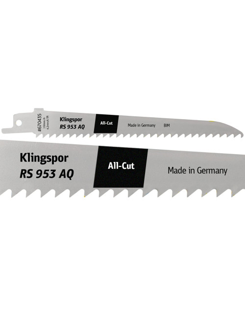 KLINGSPOR BRZESZCZOT DO PIŁY SZABLASTEJ 230x19x1,27mm RS 953 AQ  5szt.
