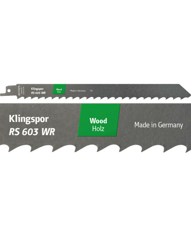 KLINGSPOR BRZESZCZOT DO PIŁY SZABLASTEJ 150x19x1,2mm RS 603 WR 5szt.