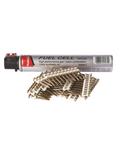 MAKITA GWOŹDZIE DO BETONU 2,6x35mm 1000szt.+GAZ