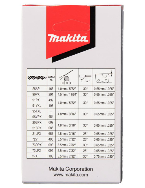 MAKITA ŁAŃCUCH TNĄCY 21LPX 38cm 1,5mm 0,325"