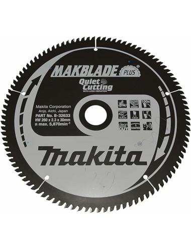 MAKITA PIŁA TARCZOWA  260x30x100z MAKBLADE PLUS DREWNO
