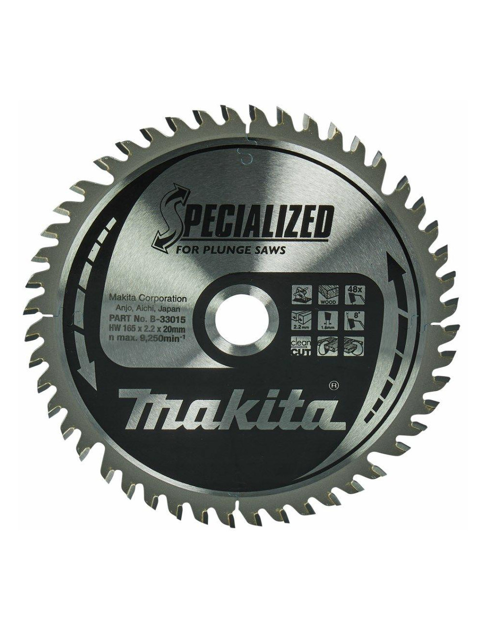 MAKITA PIŁA TARCZOWA  165x20x48z SP6000