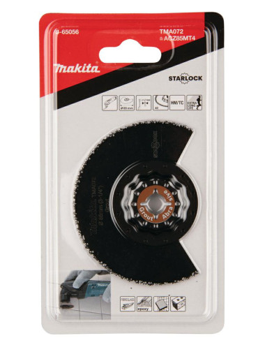 MAKITA MT BRZESZCZOT ŁUKOWY DO WĄSKICH SZCZELIN 85mm K40 SEGMENTOWY, MULTITOOL