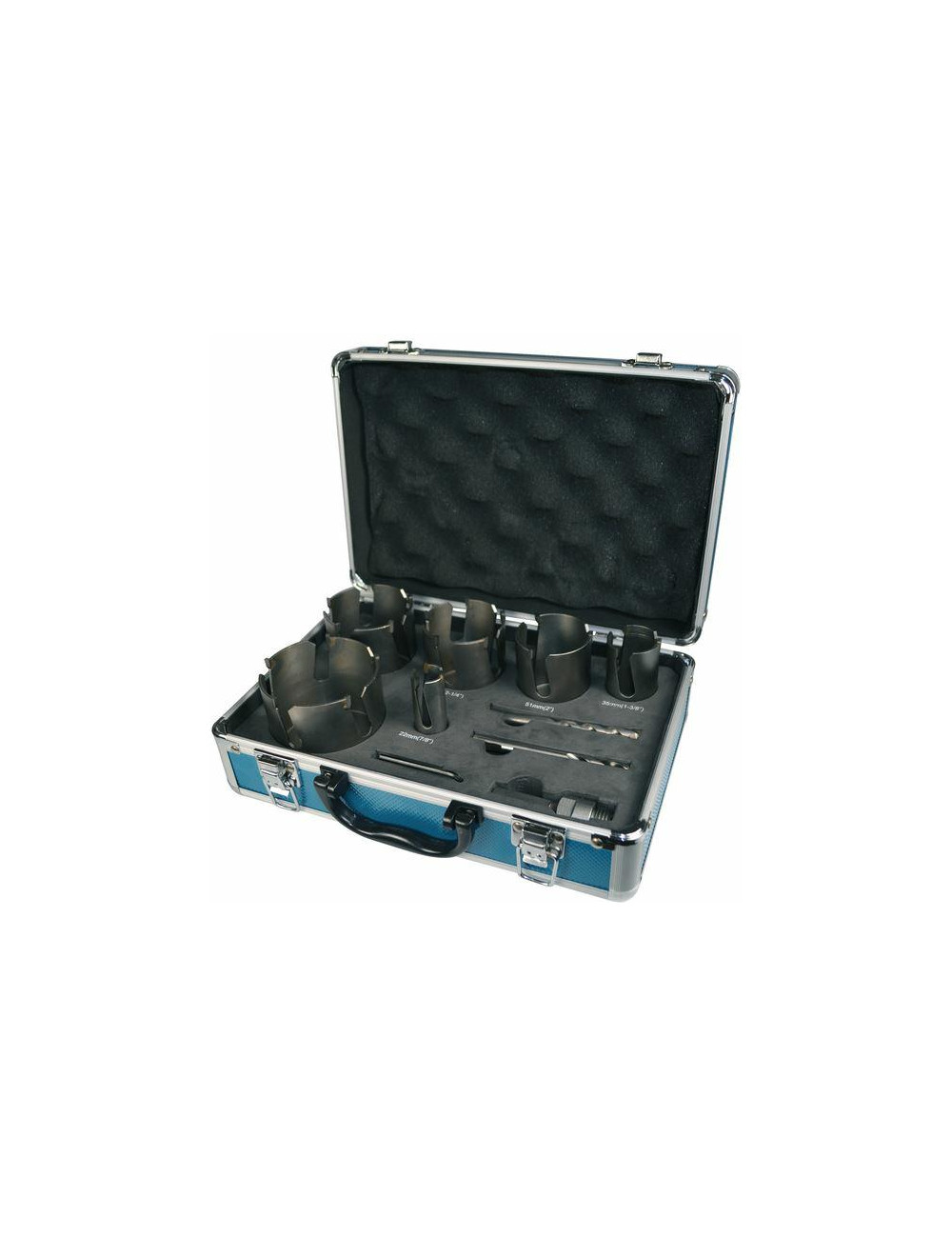 MAKITA ZESTAW OTWORNIC TCT ECONOMY  6szt. (UNIWERSALNE) 22,35,51,57,64,76mm+2WP+1 ADAPTER