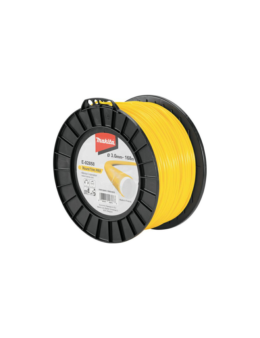 MAKITA ŻYŁKA NYLONOWA OKRĄGŁA "PRO" 3,0mm/168mb