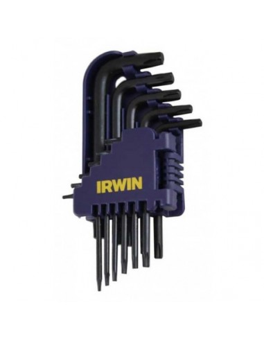 IRWIN KLUCZE TYPU TORX  11szt. T6 - T7 - T8 - T9 - T10 - T15 - T20 - T25 -  T27 - T30 - T40