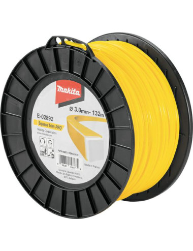 MAKITA ŻYŁKA NYLONOWA KWADRAT "PRO" 3,0mm/132mb