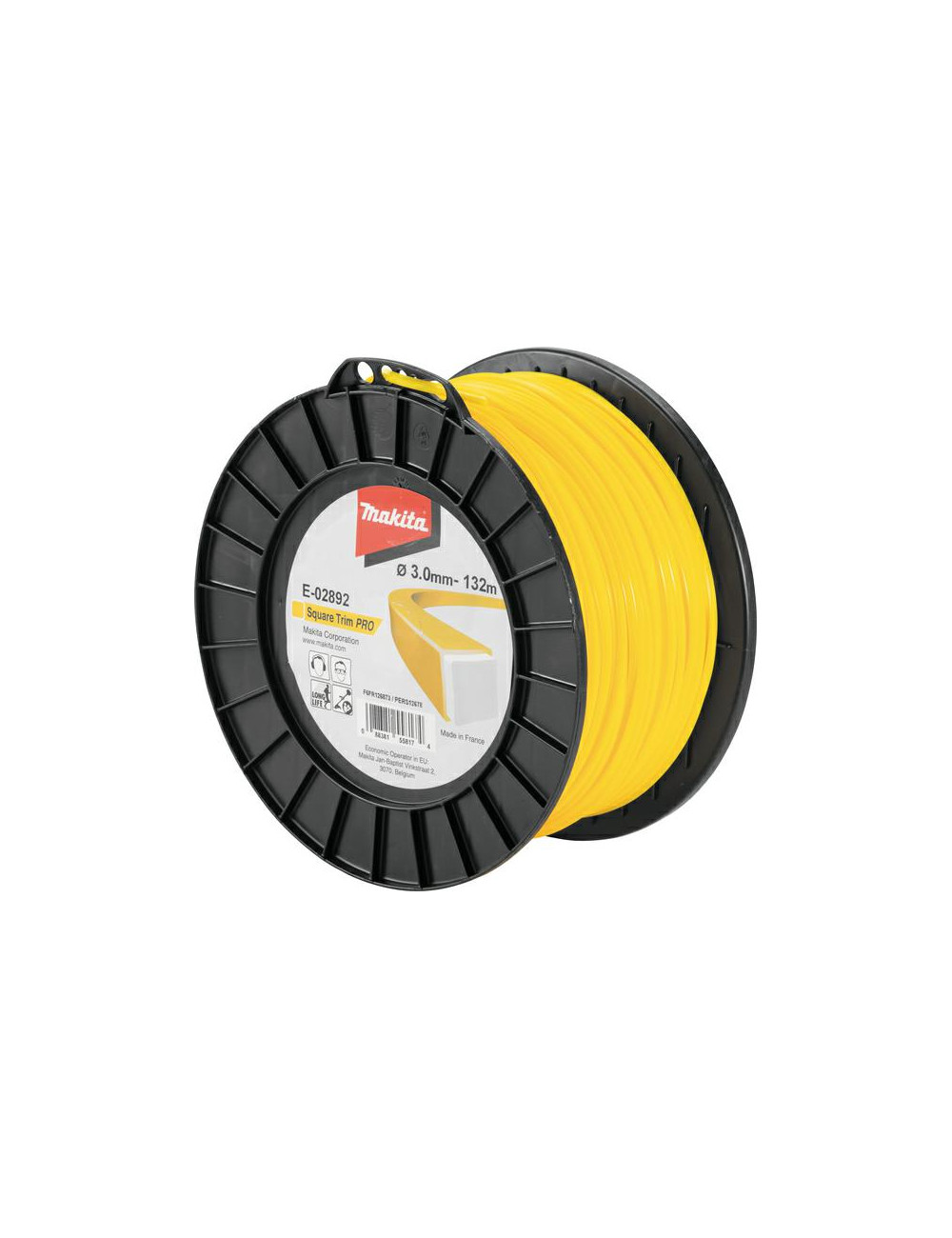 MAKITA ŻYŁKA NYLONOWA KWADRAT "PRO" 3,0mm/132mb