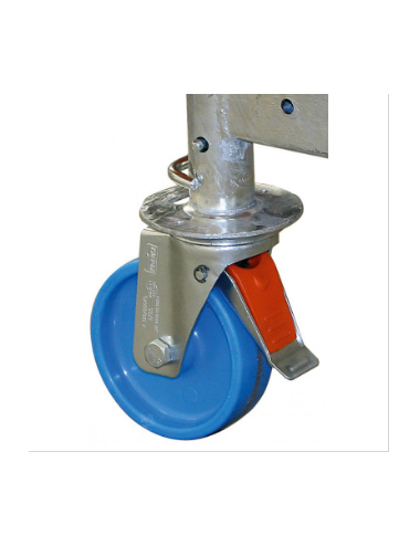 KRAUSE KÓŁKO DO RUSZTOWAŃ fi 125mm Z REG. WYSOKOŚCI