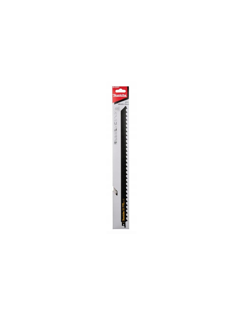 MAKITA BRZESZCZOT DO PIŁ SZABLASTYCH TC/HM 400x1,5mm /2szt. BET.KOMÓRK,CEGŁA MIĘKKA, EPOXY...