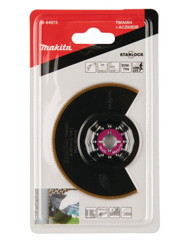 MAKITA MT BRZESZCZOT ŁUKOWY BIM DO KITÓW I WŁÓKIEN 85mm