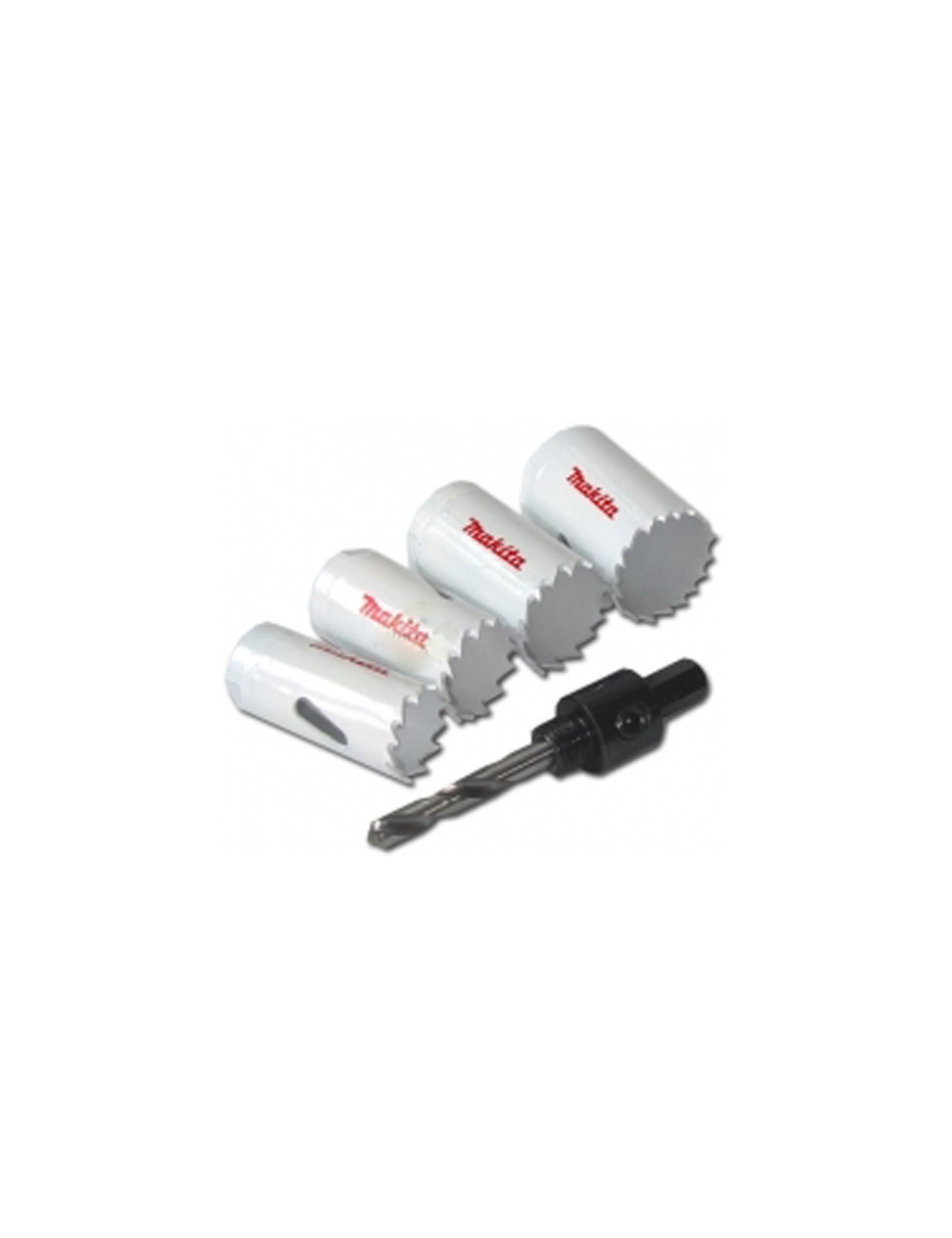 MAKITA ZESTAW OTWORNIC BIM ECONOMY  4szt. 22,29,32,51mm+2WP+2 ADAPTER