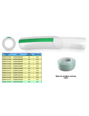 WĄŻ ŚRODKÓW OCHRONY ROŚLIN 12.5*25m