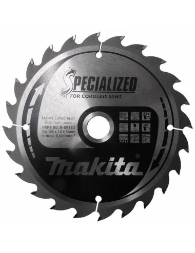 MAKITA PIŁA TARCZOWA  165x20x24z SPECIALIZED