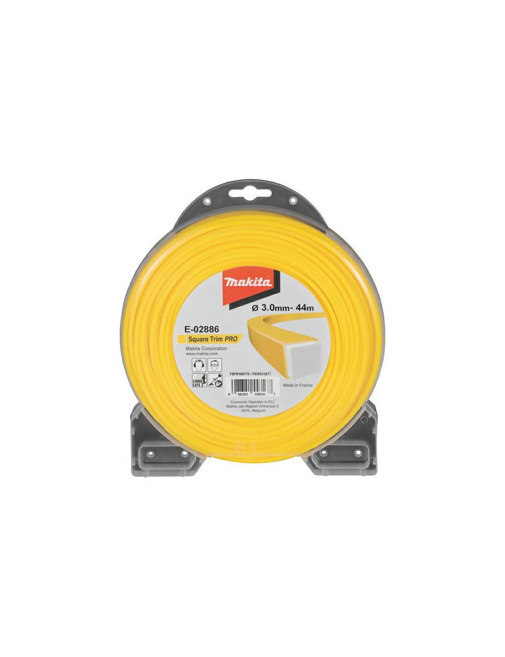 MAKITA ŻYŁKA NYLONOWA KWADRAT "PRO" 3,0mm/44mb