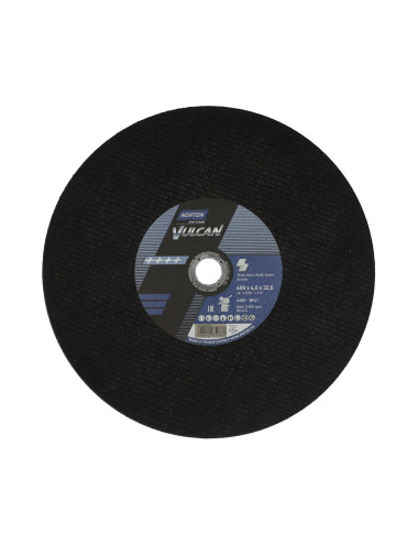 NORTON TARCZA.VULCAN 400 x 4.0 x 32mm A30S DO METALU  10szt. +1 GRATIS