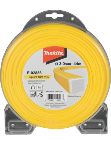 MAKITA ŻYŁKA NYLONOWA KWADRAT "PRO" 3,0mm/44mb