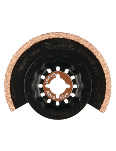 MAKITA MT BRZESZCZOT ŁUKOWY DO WĄSKICH SZCZELIN 70mm K50 SEGMENTOWY, MULTITOOL